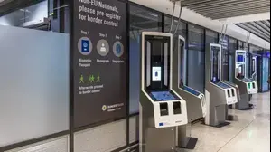 מערכת בידוק EES בשדה תעופה באירופה