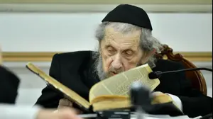הרב דוב לנדו, מנהיג הציבור החרדי, ביתו בבני ברק, 8 ביולי 2026