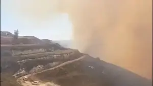שריפה פרצה בחוות גלעד שבשומרון, מספר בתים עולים באש