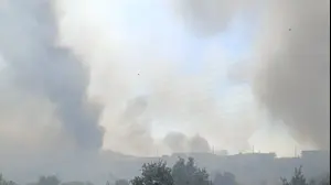 שריפת הענק סביב חוות גלעד שבשומרון