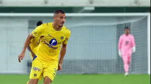 סייד אבו פרחי שחקן מכבי תל אביב מול שריף טירספול