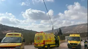 זירת הפיגוע בחוות גלעד