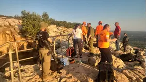 נער כבן 16 נפל ונפצע בסנפלינג בסמוך למערת קשת, 9 באוגוסט 2026