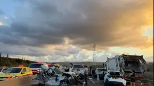 אישה נהרגה בתאונה בין 4 רכבים סמוך לעתלית. 30/08/2026