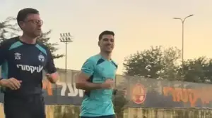 דן ביטון באימון הפועל באר שבע
