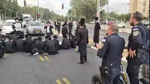הפגנות חרדים בבקו״ם, תל השומר, 31 באוגוסט 2026