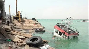 נמל מוחא לאחר תקיפה של החות'ים
13 באוגוסט 2026