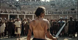 העדות הראשונה בהיסטוריה: הגלדיאטורית שלחמה טופלס בנמרים בזירה הרומית