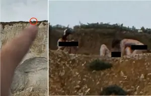 שיא של תשוקה: דייגים נדהמו לגלות שלישייה בשיא האקט על צוק בגובה 90 מטרים