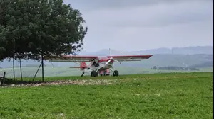 מטוס קל התרסק בגלבוע - במקום אותרו שני מחוסרי הכרה