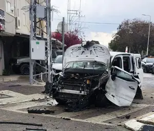 חשד לניסיון חיסול בטירה: גבר כבן 40 נפצע קשה בפיצוץ רכב