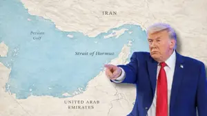 יד אחת מושטת, השנייה חונקת: הקו הכפול של טראמפ