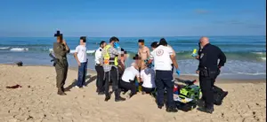 גבר כבן 60 נמשה מהים בחוף פולג - מצבו אנוש