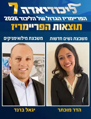 מדגם הליכודיאדה: אוחנה, כהן ורגב מובילים, הדר מוכתר נכנסת לרשימה