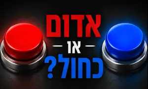 הכפתור האדום או הכחול? הדילמה שמשגעת את הרשת ומה הבחירה אומרת עליכם