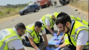 גבר בשנות ה-40 לחייו נהרג בתאונת דרכים ליד אלעד