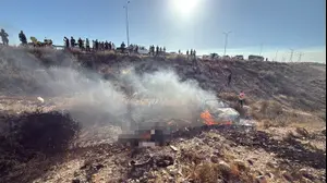 שני הרוגים אותרו ברכב שרוף בכביש 40