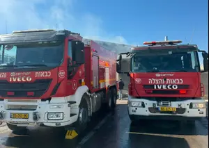 שריפה פרצה סמוך בית שמש: סכנה לקו הבתים במושב כסלון