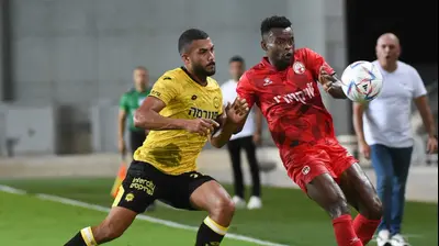 יוג'ין אנסה הפועל באר שבע כרם ג'אבר מכבי נתניה. ברני ארדוב