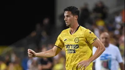 לירן רוטמן, שחקן מכבי נתניה. ברני ארדוב