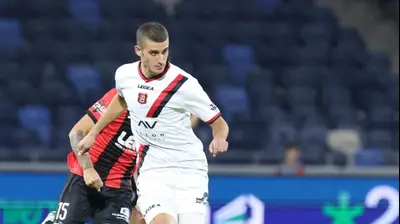 שחקן הפועל חיפה נועם מלמוד. דני מרון