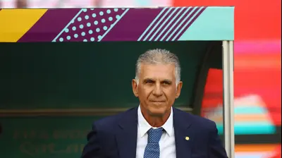 מאמן נבחרת איראן קרלוס קיירוש. רויטרס