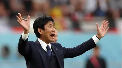 האג'ימה מוריאסו, מאמן נבחרת יפן. רויטרס