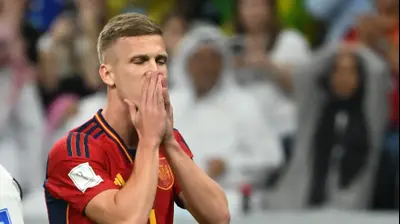 דני אולמו, קשר נבחרת ספרד. INA FASSBENDER,GettyImages