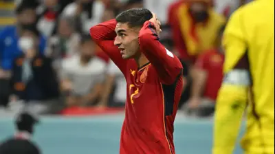 פראן טורס, חלוץ נבחרת ספרד. INA FASSBENDER,GettyImages