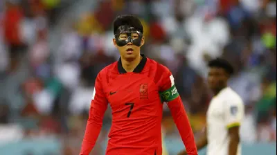 שחקן נבחרת דרום קוריאה, סון יונג-מין. רויטרס