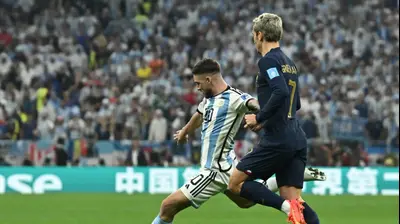 גמר מונדיאל 2022: אלכסיס מקאליסטר, שחקן נבחרת ארגנטינה. רויטרס