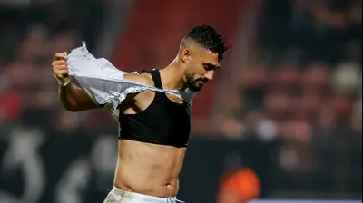 בירם כיאל שחקן בני סכנין לאחר הרחקתו. מאור אלקסלסי