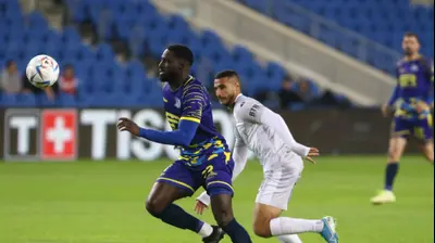 סמביניה, שחקן מכבי בני ריינה. שלומי גבאי