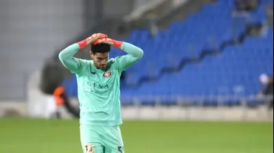 רובי לבקוביץ', שוער הפועל חדרה. שלומי גבאי