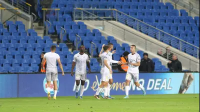 הפועל חדרה חוגגת. שלומי גבאי