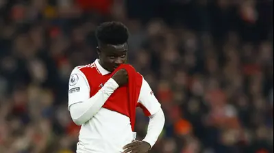 שחקן ארסנל בוקאיו סאקה. רויטרס