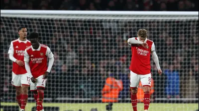 שחקני ארסנל מרטין אודגור, אדי אנקטייה. James Williamson - AMA,GettyImages