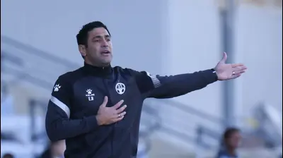 מאמן הפועל באר שבע אליניב ברדה. דני מרון