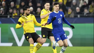 קאי האברץ צ'לסי לצד אמרה ג'אן בורוסיה דורטמונד. רויטרס