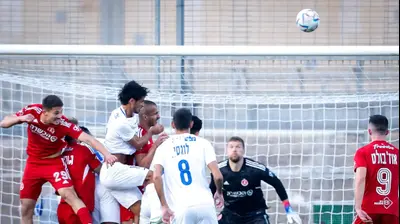 עירוני קרית שמונה מול הפועל תל אביב. מאור אלקסלסי