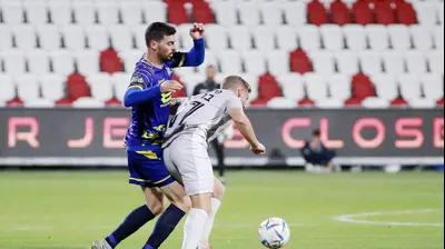 שלומי אזולאי מכבי בני ריינה לצד רוסלן ברסקי הפועל חדרה. קובי אליהו