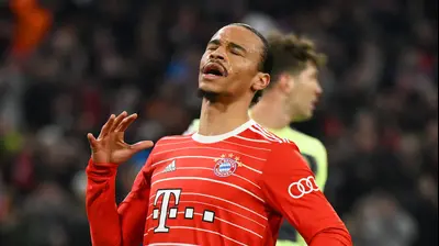 שחקן באיירן מינכן, לירוי סאנה. Matthias Hangst,GettyImages