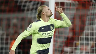 ארלינג הולאנד, מנצ'סטר סיטי. Richard Sellers/Allstar,GettyImages