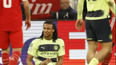 נתן אקה, שחקן מנצ'סטר סיטי. רויטרס