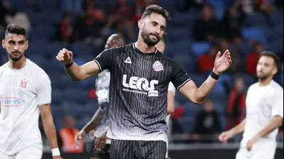 אלון תורג'מן שחקן הפועל חיפה. קובי אליהו