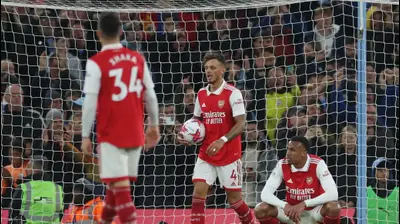 בן וייט שחקן ארסנל מאוכזב. רויטרס