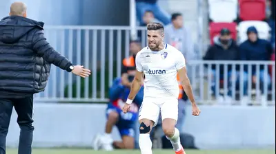 איתמר שבירו, שחקן עירוני קרית שמונה חוגג. מאור אלקסלסי