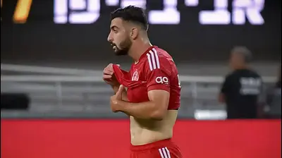 הישאם לאיוס הפועל תל אביב מאוכזב. אריאל שלום