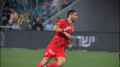 תומר חמד, שחקן הפועל באר שבע. אריאל שלום