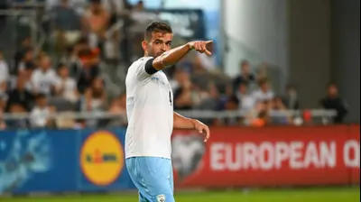 מיגל ויטור נבחרת ישראל מול בלארוס. ברני ארדוב